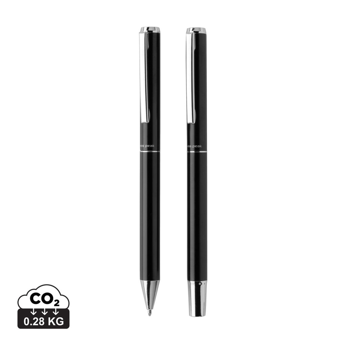 Swiss Peak Cedar Rcs Certified Recycled Aluminium Pen Set