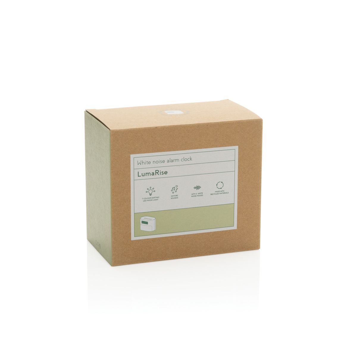 Lumarise Rcs Recycled Plastic White Noise Alarm Clock