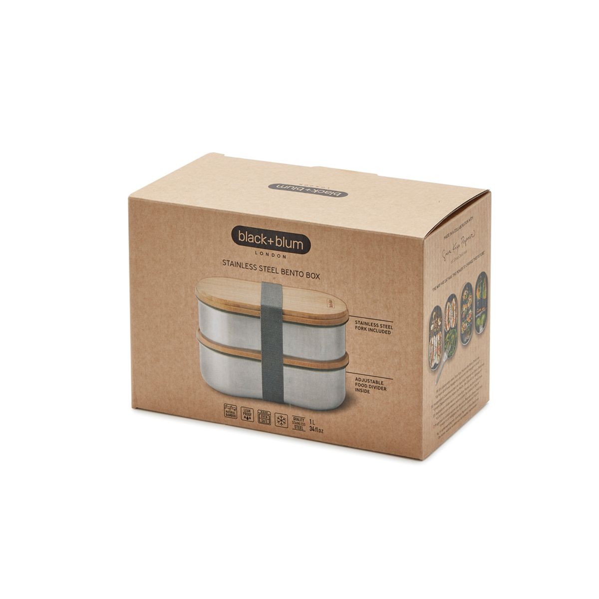 Black+Blum Stainless Steel Double Bento Box