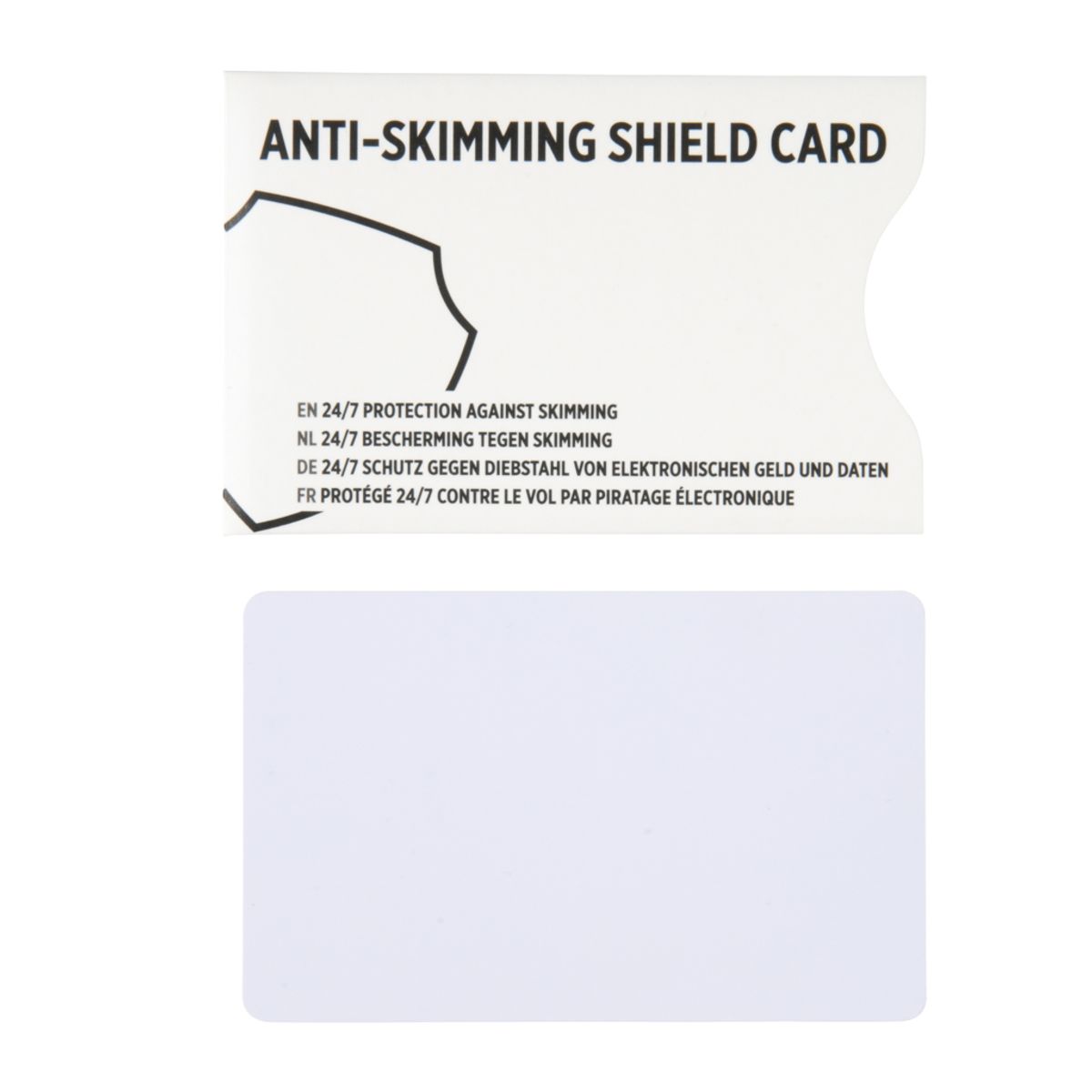Anti-Skimming Rfid Shield Card With Active Jamming Chip