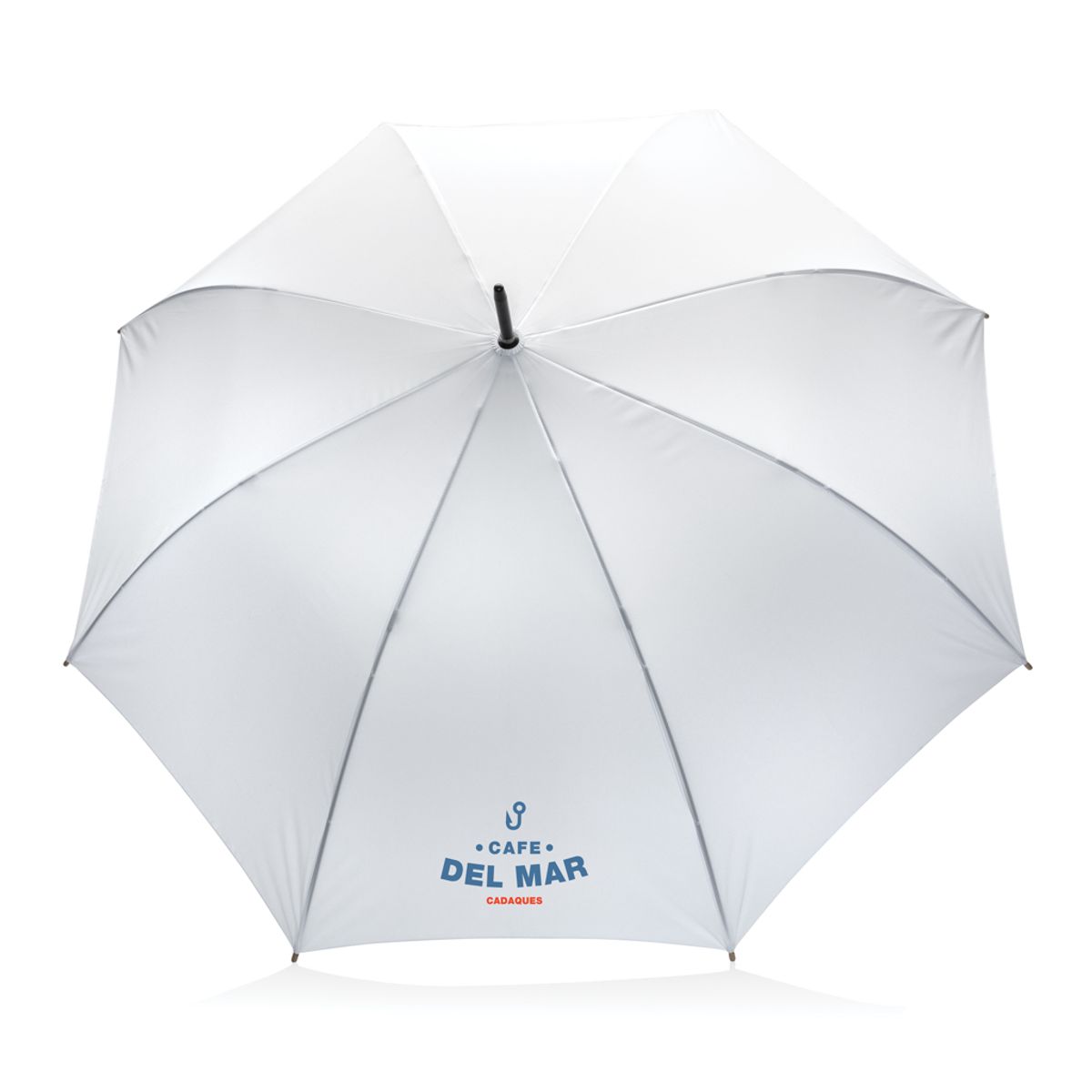 27" Impact Aware™ Rpet 190T Auto Open Bamboo Umbrella