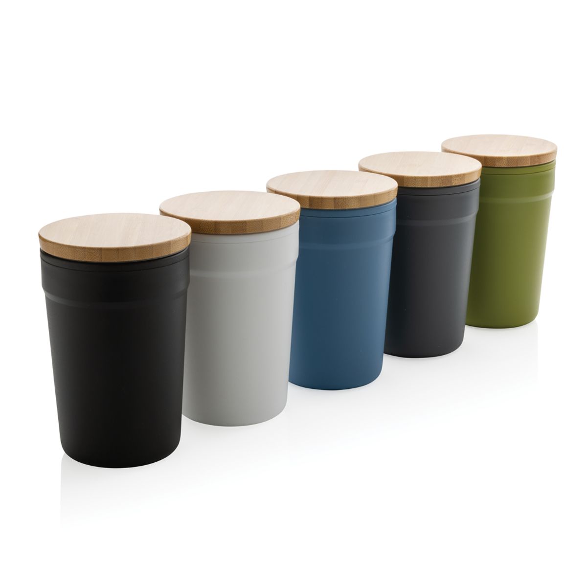 Grs Certified Recycled Pp Mug With Bamboo Lid