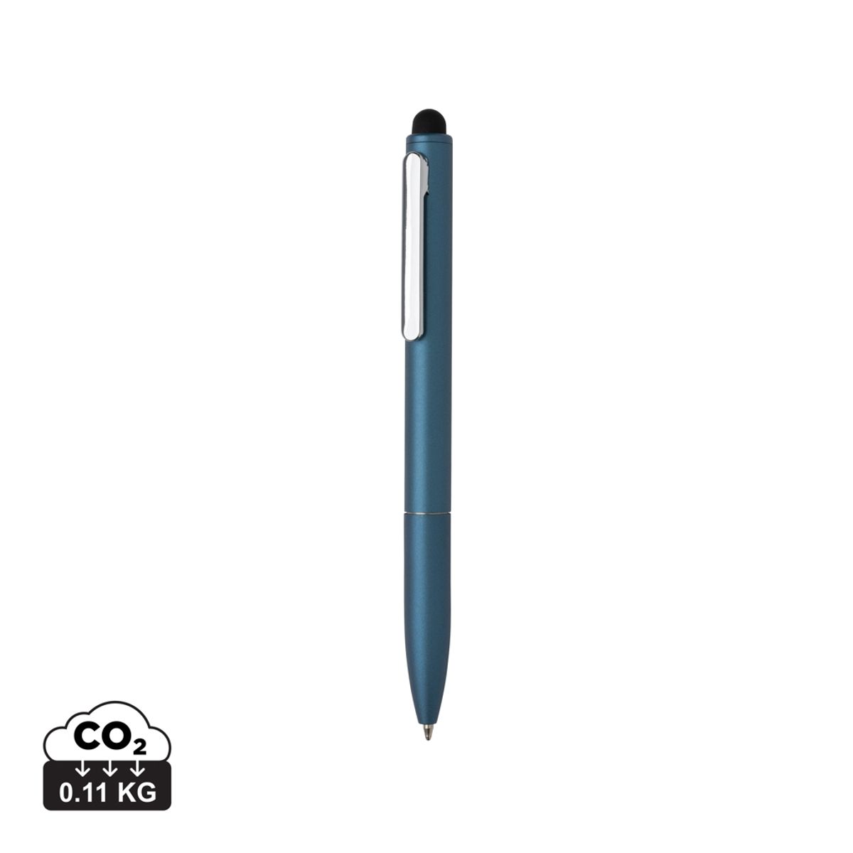Kymi Rcs Certified Recycled Aluminium Pen With Stylus