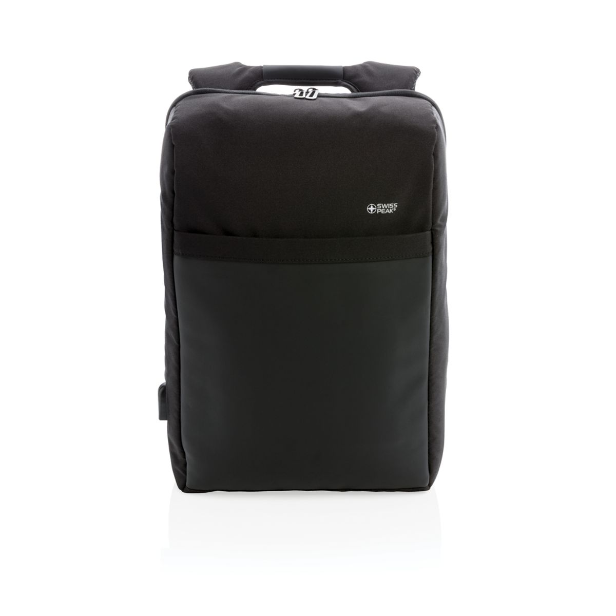 Swiss Peak 15" Anti-Theft Rfid & Usb Backpack Pvc Free