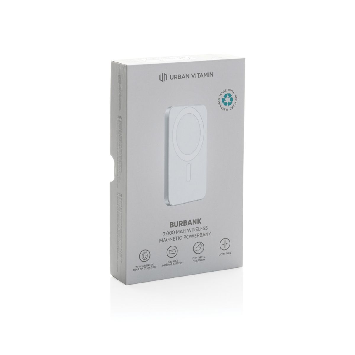 Urban Vitamin Burbank Rcs Plastic/Alu 3000 Mah Powerbank