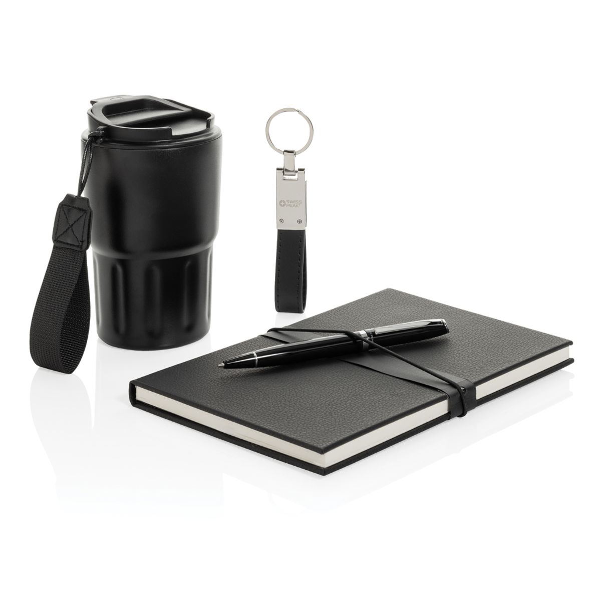 Swiss Peak Rcs Certified Deluxe Business Gift Set W/ Tumbler