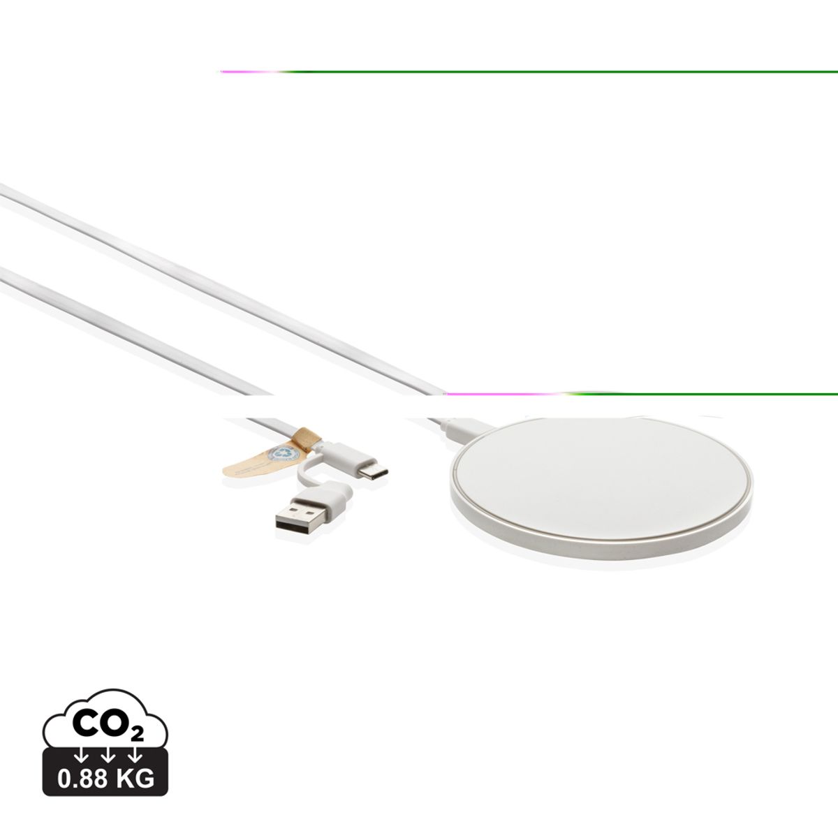 Rcs Standard bezvadu lādētājs no pārstrādāta plastmasa, 10 W