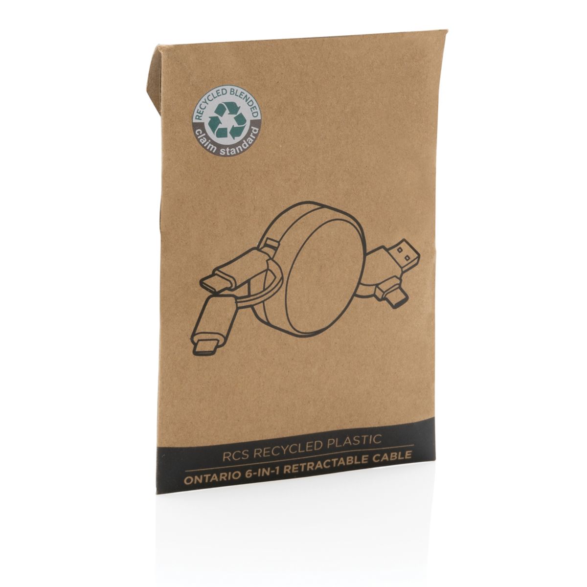 Rcs Recycled Plastic Ontario 4-In-1 Retractable Cable