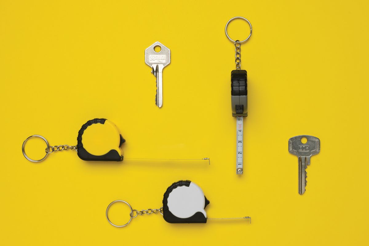 Measuremate Rcs Reycled Abs 1 Meter Tape Keychain