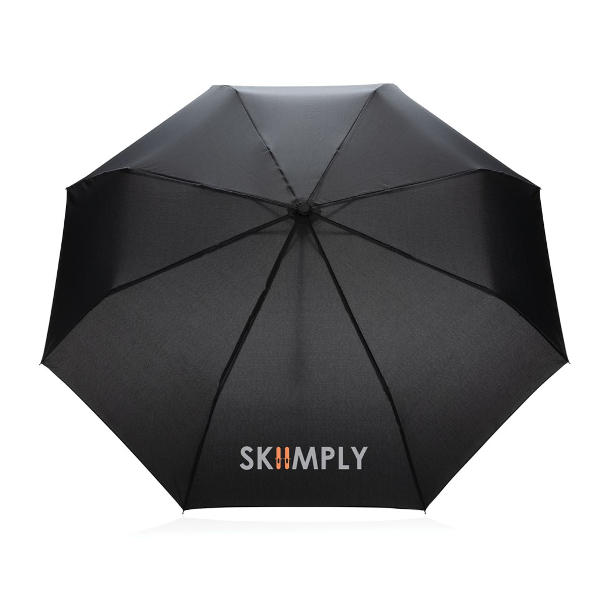 20.5" Impact Aware™ Rpet 190T Pongee Bamboo Mini Umbrella