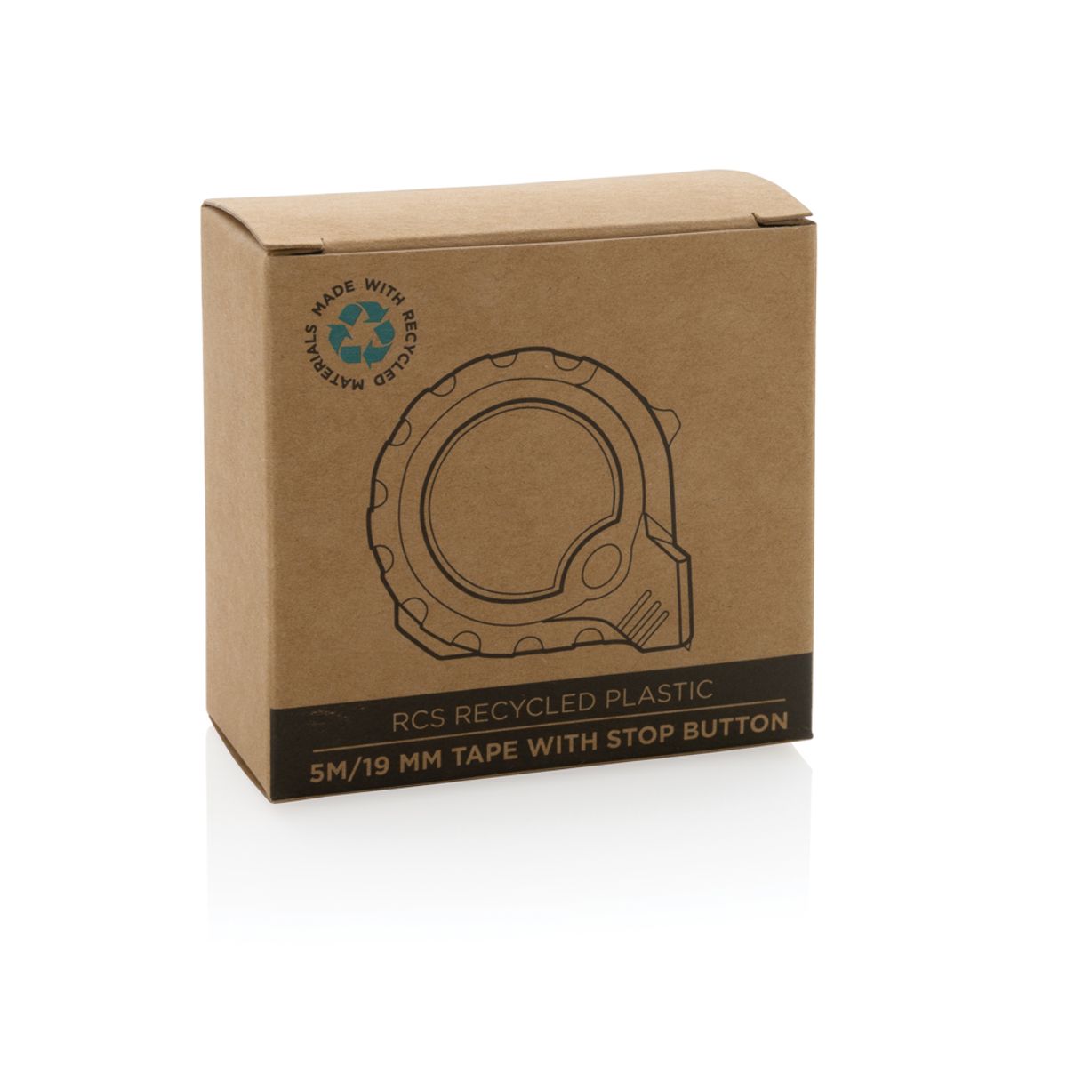 Rcs Recycled Plastic 5M/19 Mm Tape With Stop Button
