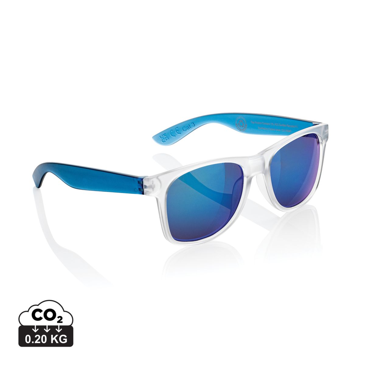 Gleam Rcs Recycled Pc Mirror Lens Sunglasses