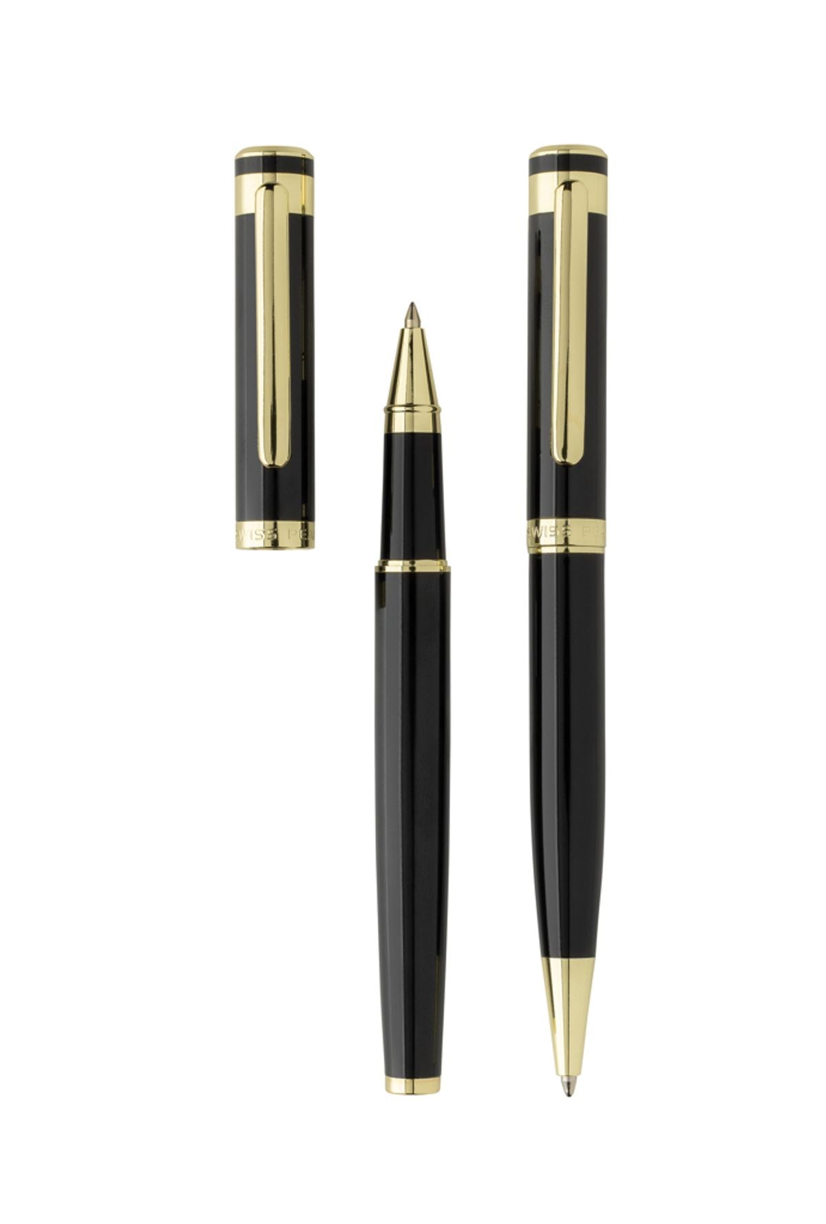 Swiss Peak Luca Rcs Recycled Brass Deluxe Pen Set