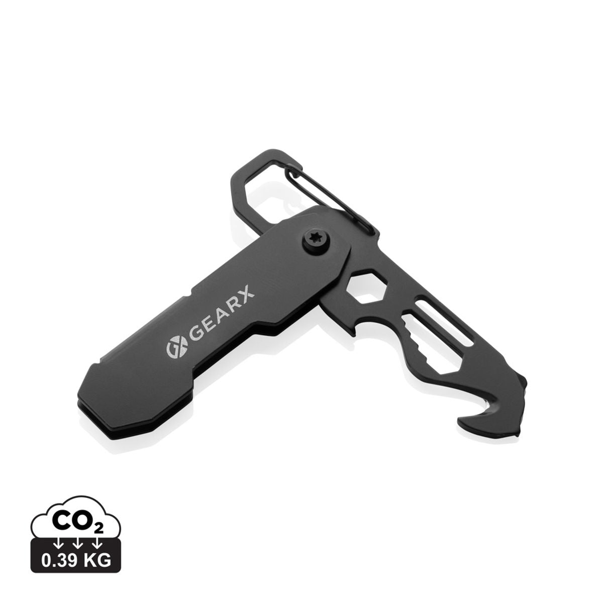 Gear X Foldable Edc Tool With Carabiner And Parcel Cutter