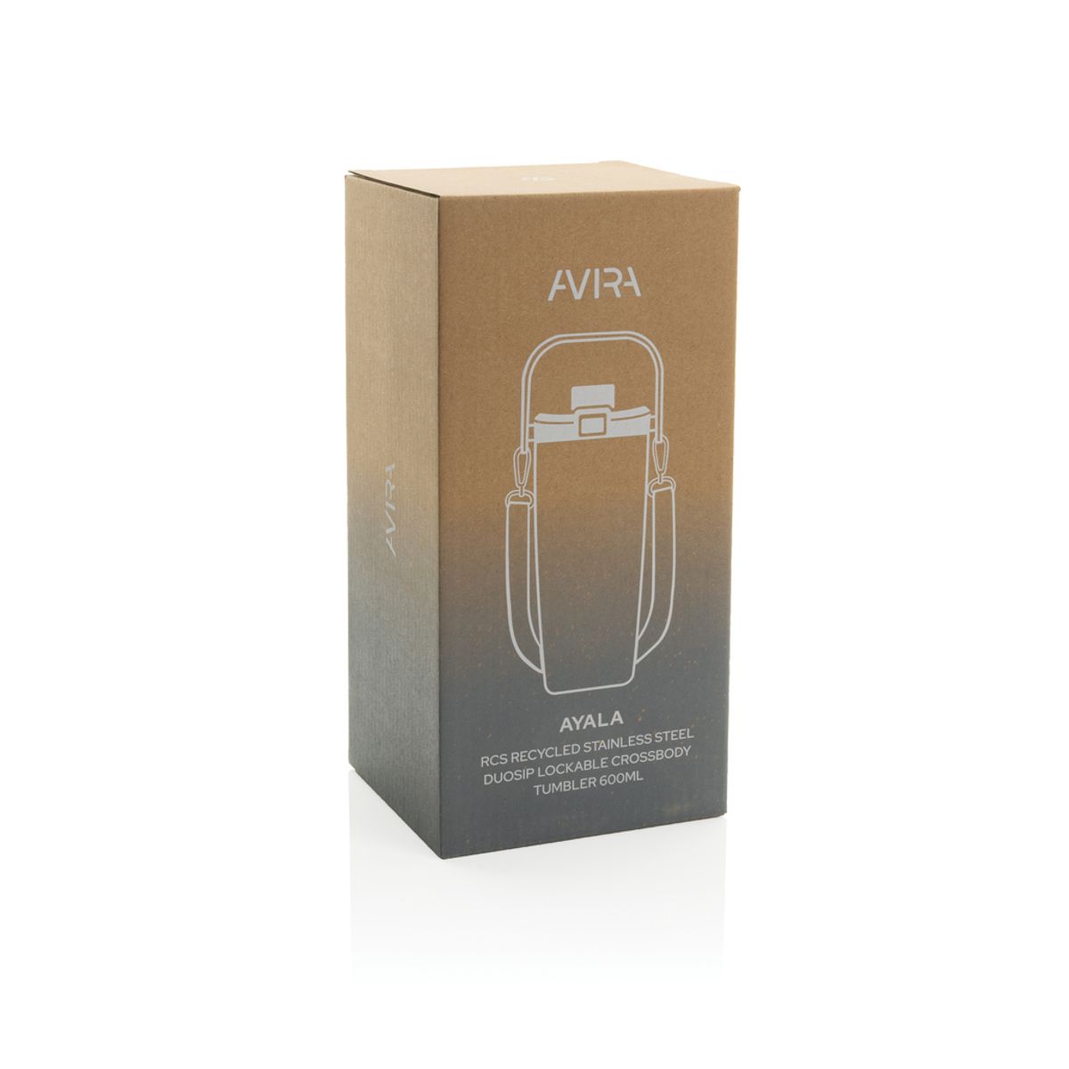 Avira Ayala Rcs Re-Steel Duosip Lockable Crossbody Tumbler