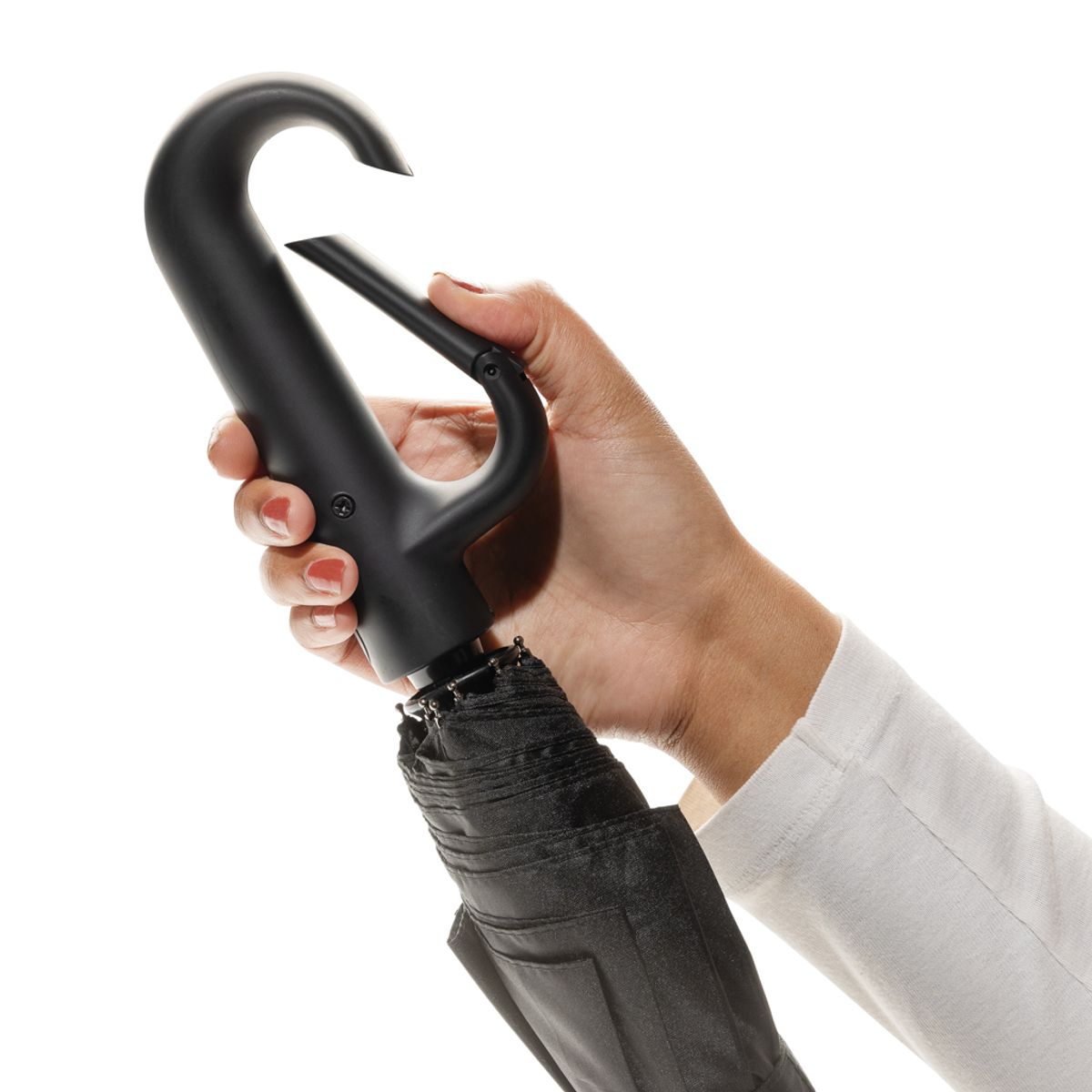 Yara 21" Aware™ Rpet Solid Colour Umbrella With Carabiner