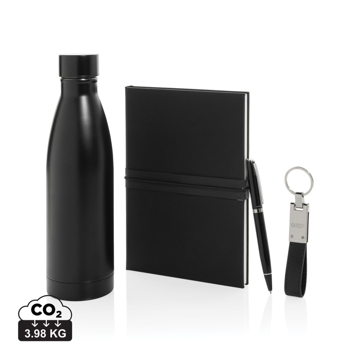 Swiss Peak Rcs Deluxe Business Gift Set W/ Water Bottle