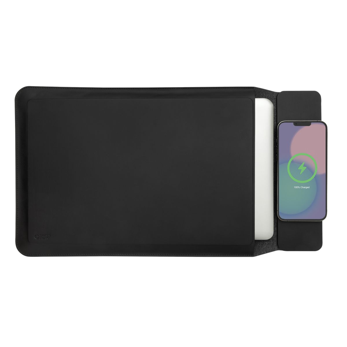 Swiss Peak 15W Magnetic Charging Laptop Sleeve 14-15,6"
