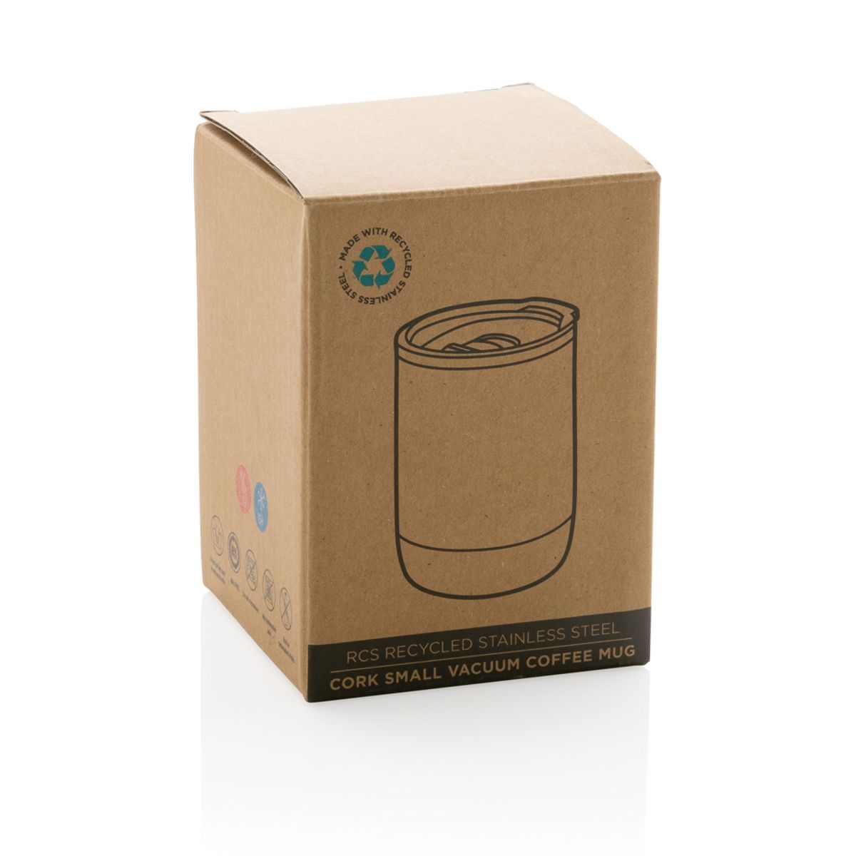 Rcs Re-Steel Cork Small Vacuum Coffee Mug