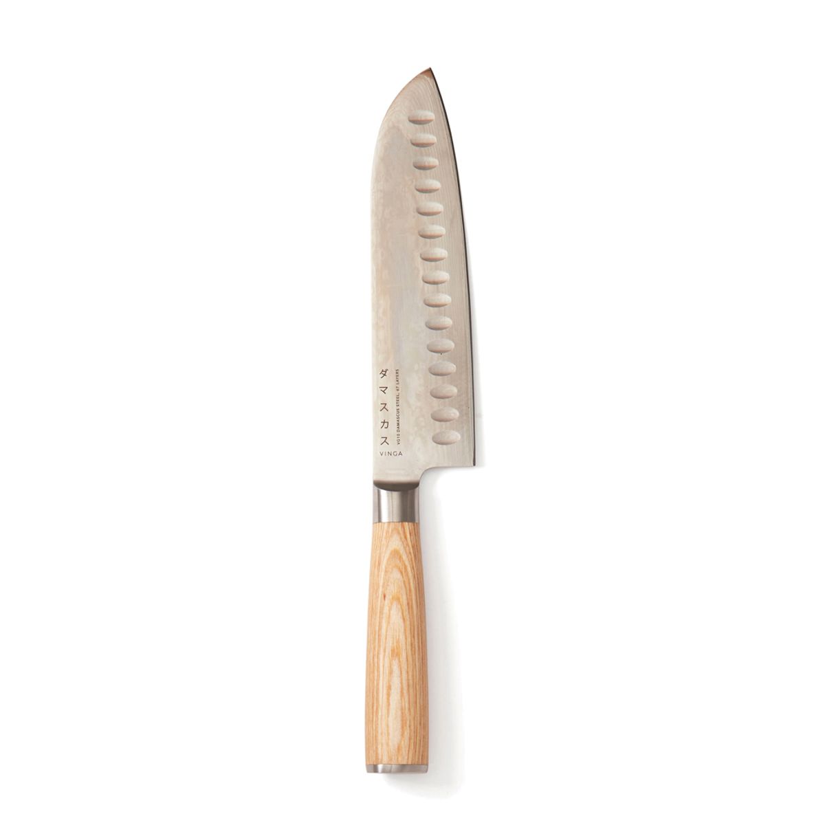 Vinga Hattasan Damascus Santoku Knife