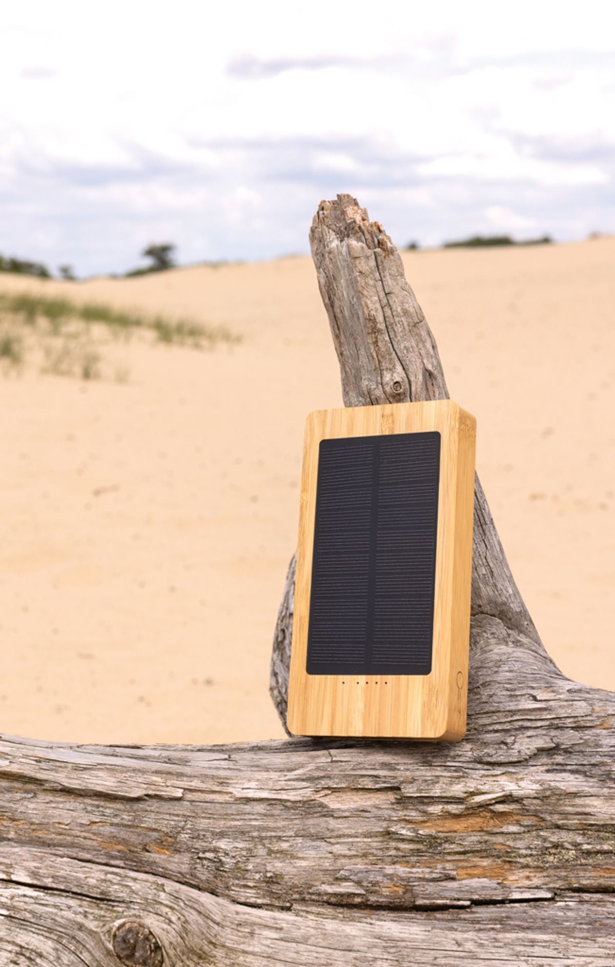 Sunwick 10.000 Mah Bamboo Solar Powerbank