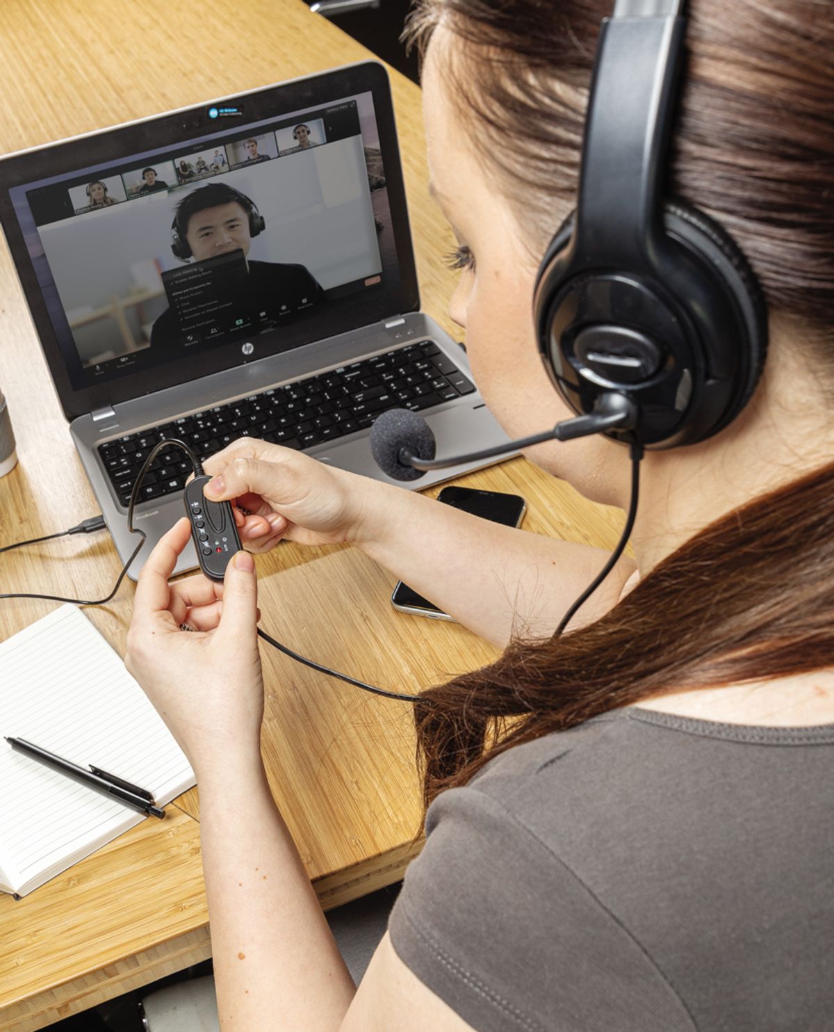 Over Ear Wired Work Headset