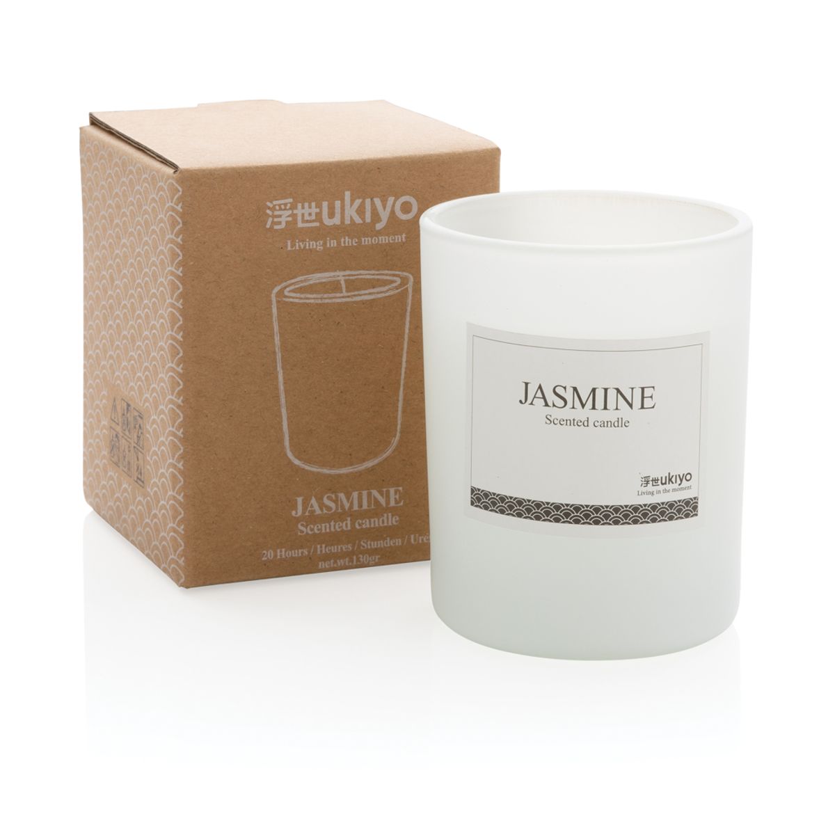 Ukiyo Small Scented Candle In Glass