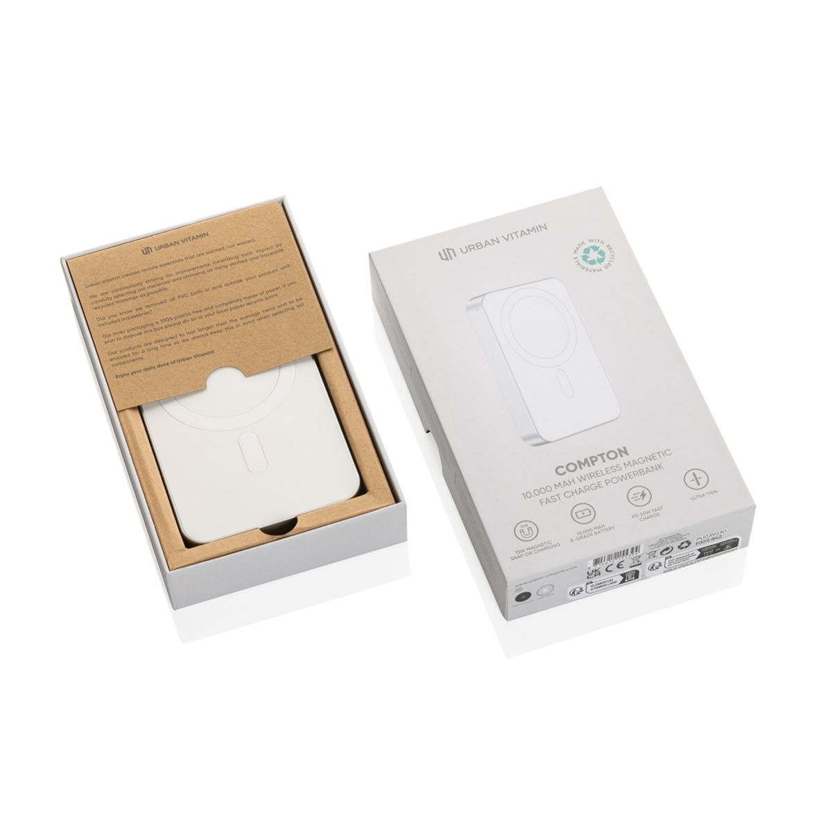 Urban Vitamin Compton Rcs Plastic/Alu 10.000 Mah Powerbank
