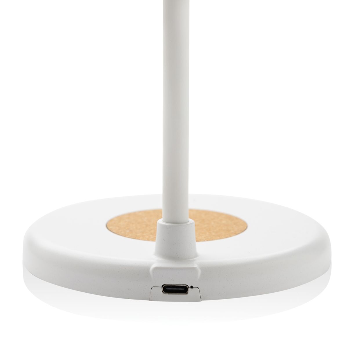 Zenara Rcs Recycled Plastic And Cork 15W Wireless Desk Lamp