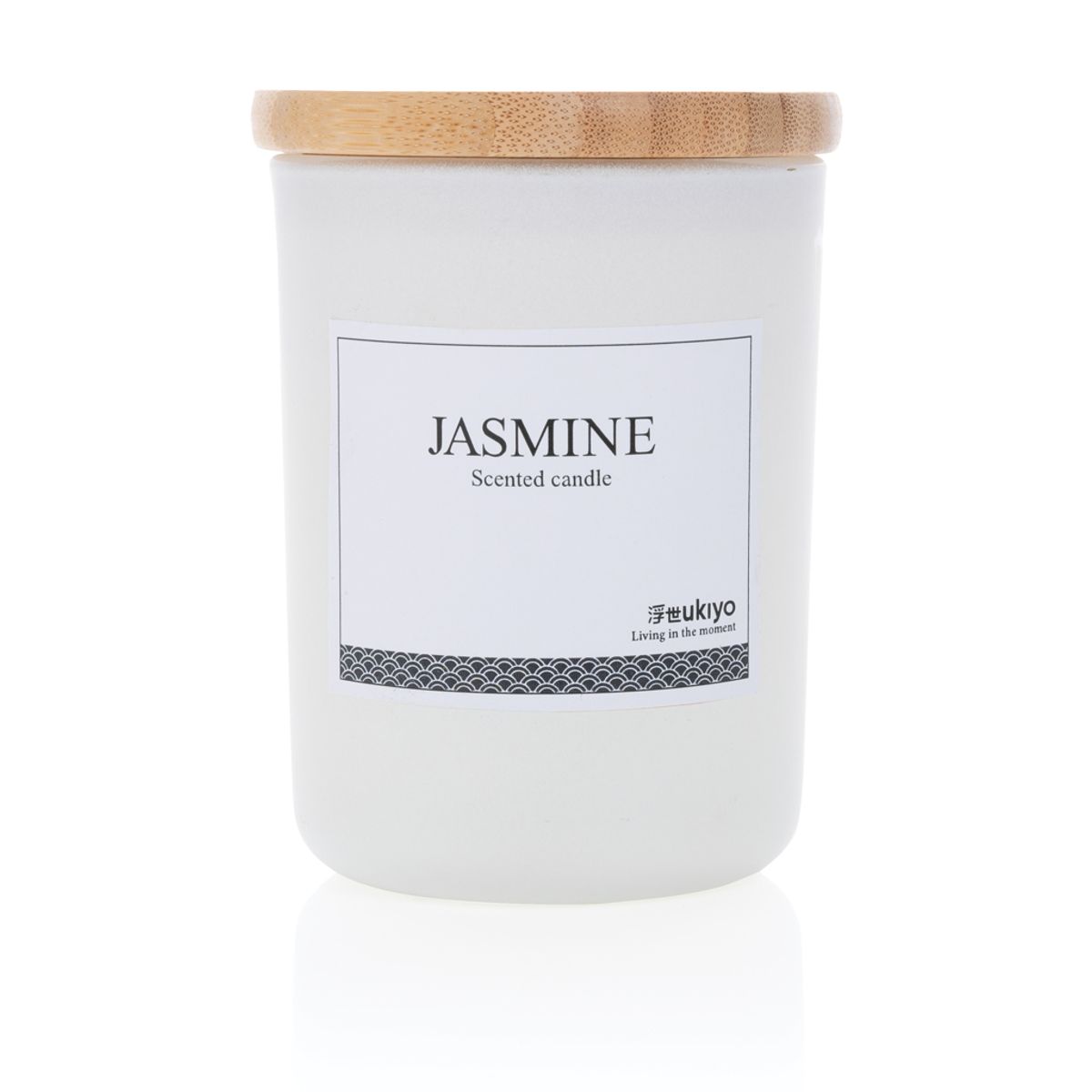 Ukiyo Deluxe aromātiskā svece ar bambusa vāciņu