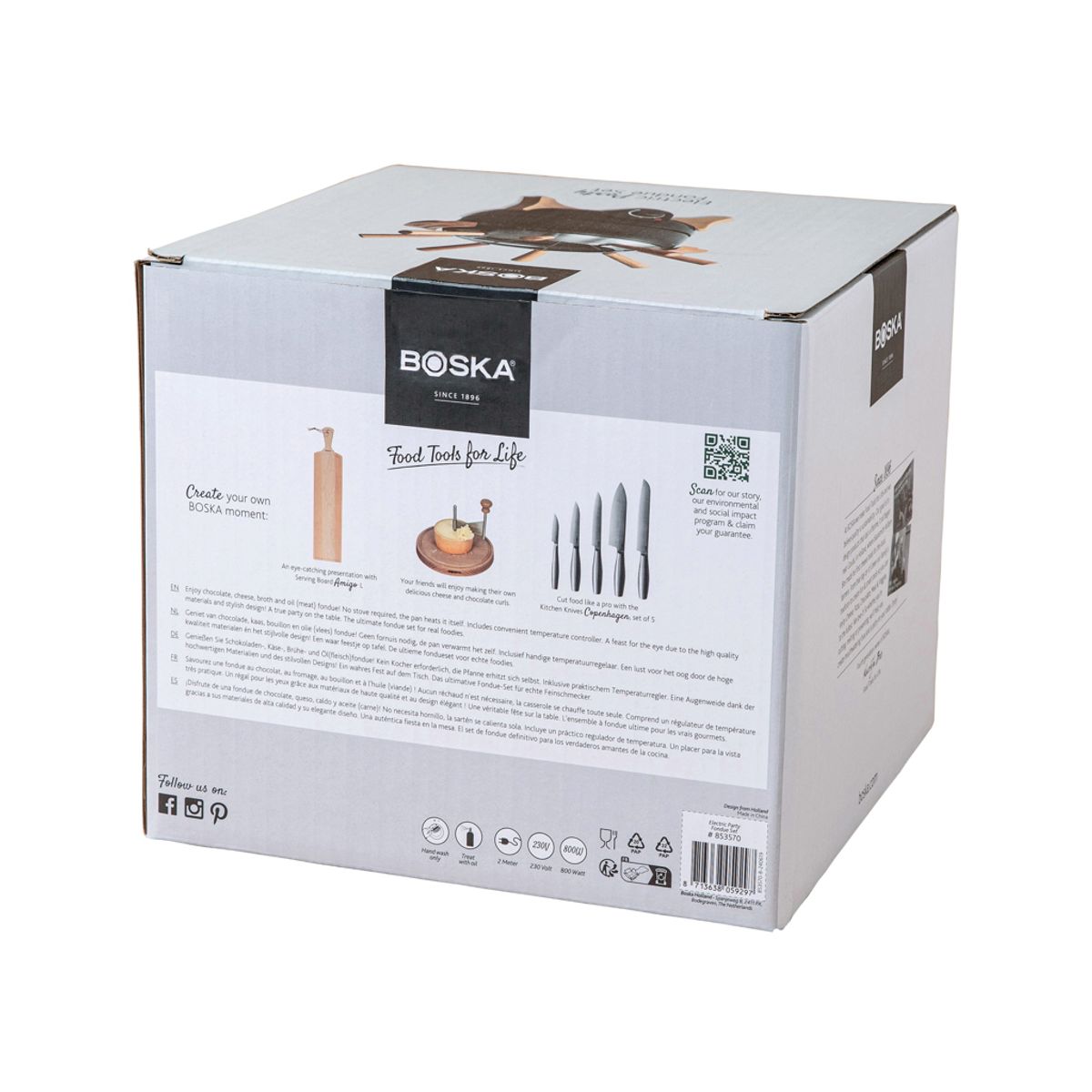 Boska Electric Party Fondue Set - 2.3L (Eu Type F)