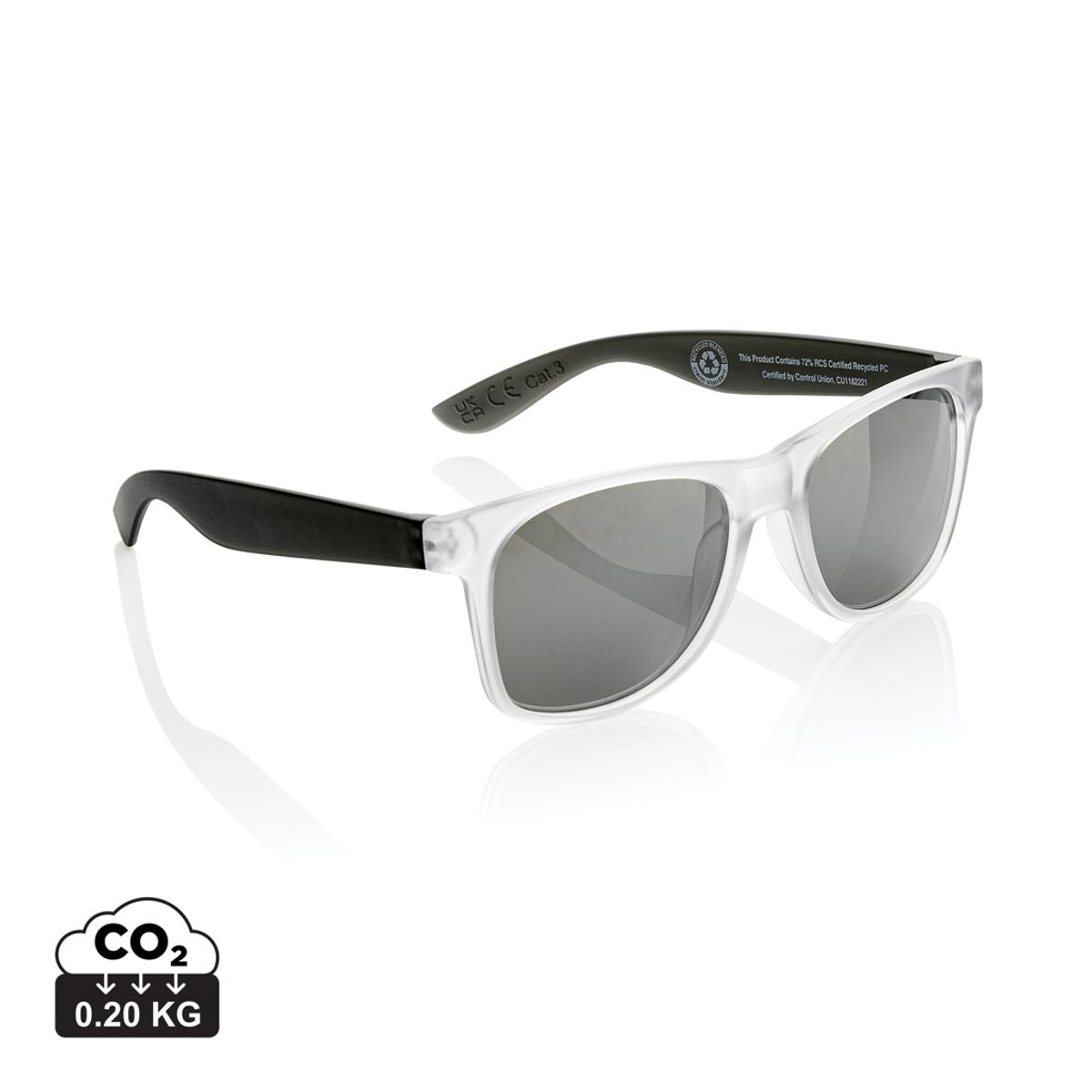 Gleam Rcs Recycled Pc Mirror Lens Sunglasses