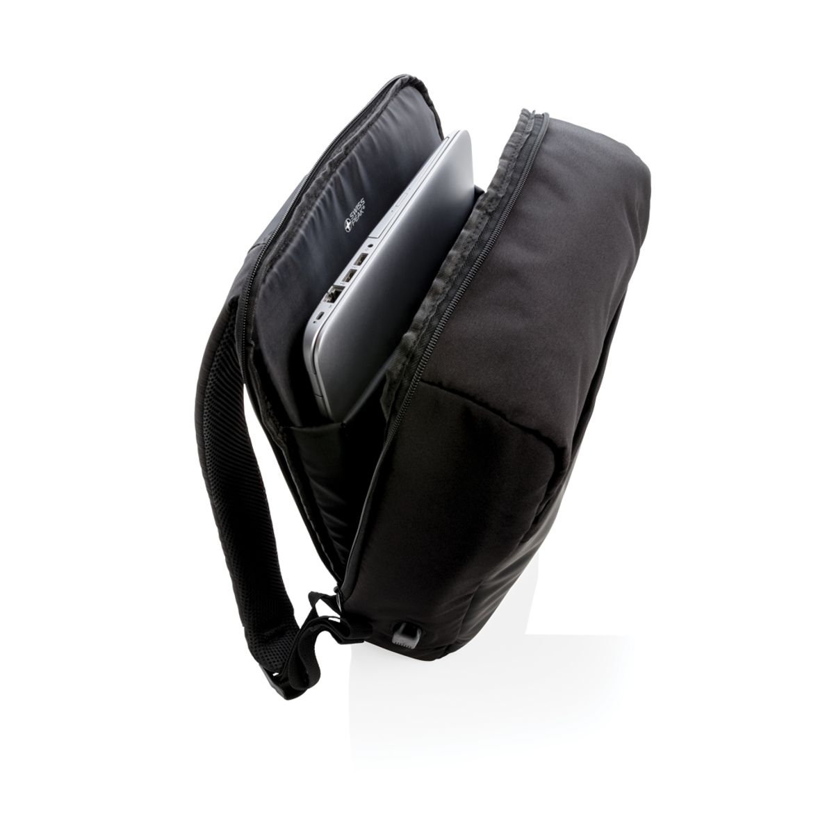 Swiss Peak 15" Anti-Theft Rfid & Usb Backpack Pvc Free