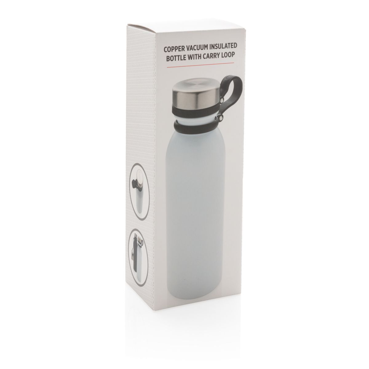 Copper Vacuum Insulated Bottle With Carry Loop