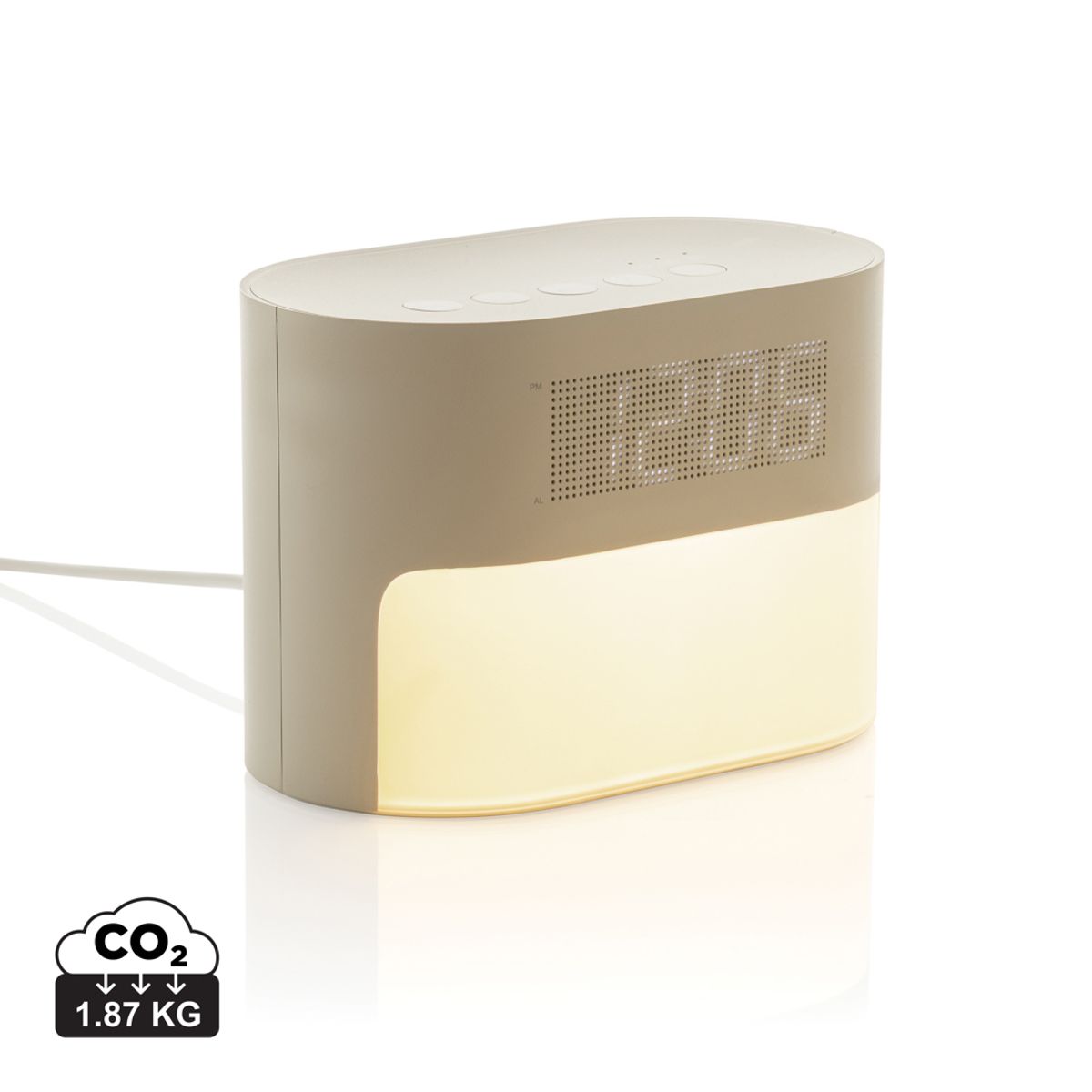 Lumarise Rcs Recycled Plastic White Noise Alarm Clock