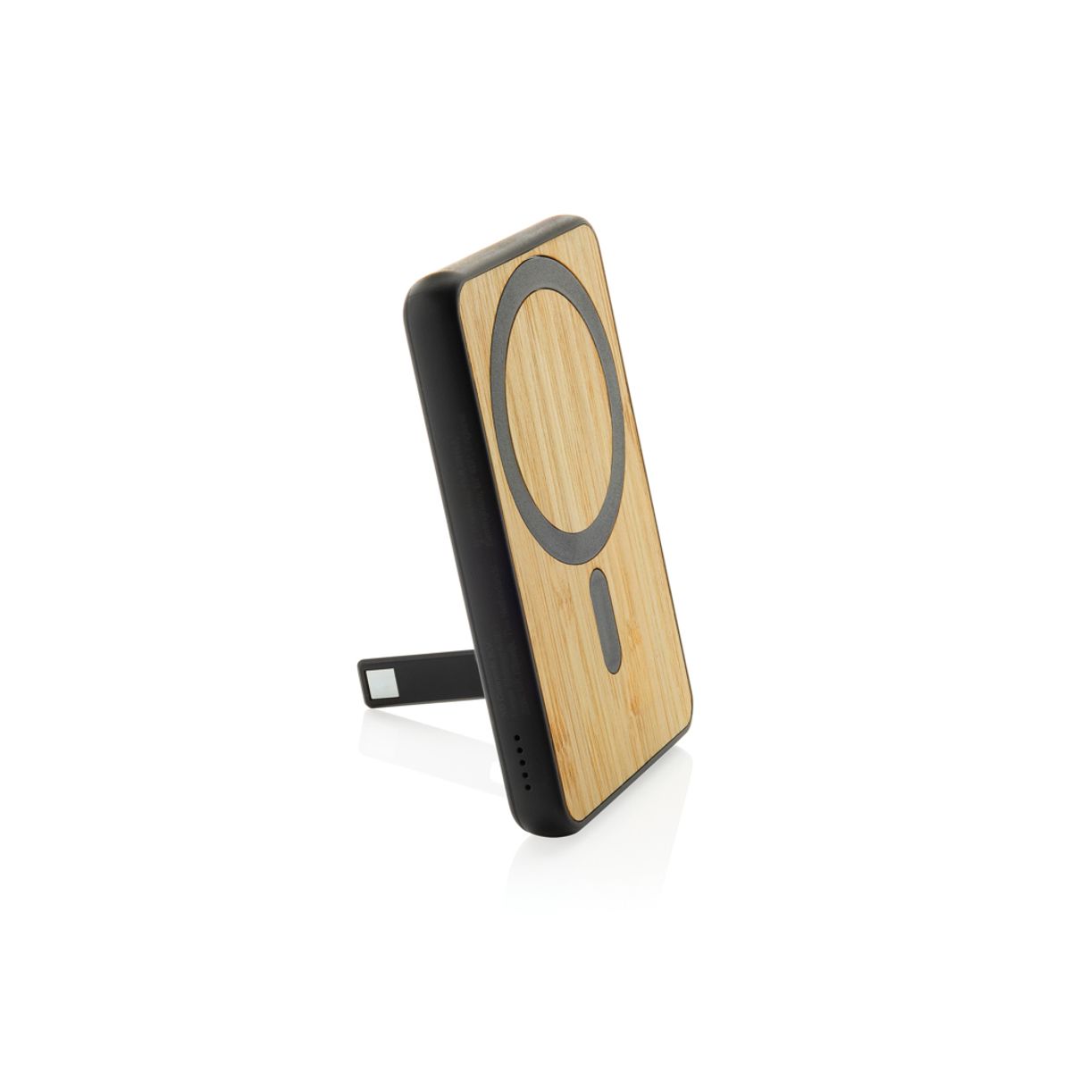 Zen Rcs Rplastic 5000 Mah 5W Magnetic Bamboo Powerbank
