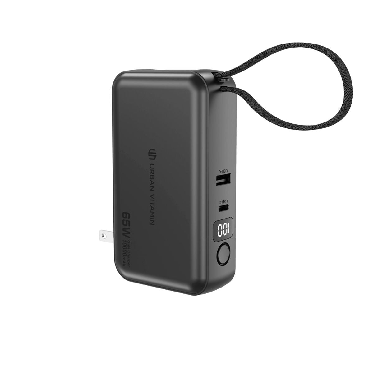 Urban Vitamin Eureka Hybrid Gancharger 10 000 mAh ārējais akumulators, 65 W