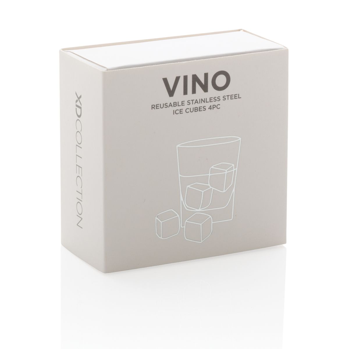 Re-Usable Stainless Steel Ice Cubes 4Pc