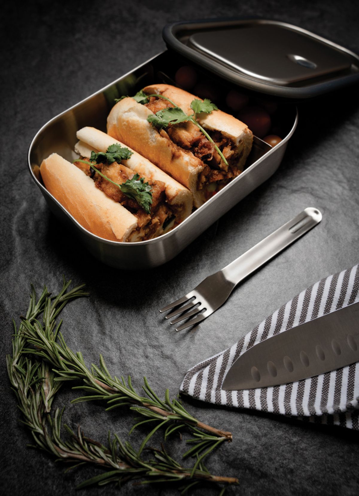 Black+Blum Stainless Steel Lunch Box Large