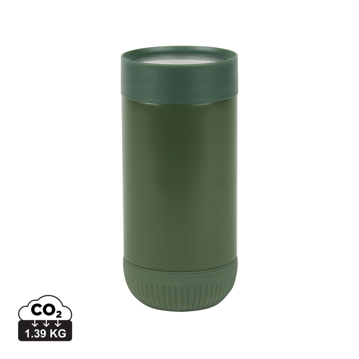 Vinga Erie RCS pārstrādāta nerūsējošā tērauda krūze ar vāciņu, 350 ml