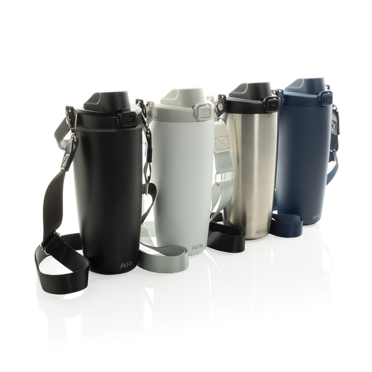 Avira Ayala Rcs Re-Steel Duosip Lockable Crossbody Tumbler