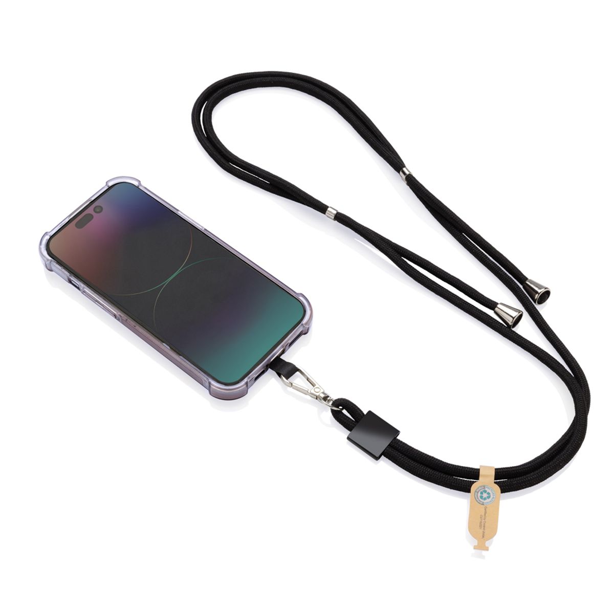 Carryloop Rcs Recycled Pet Adjustable Phone Holder Lanyard