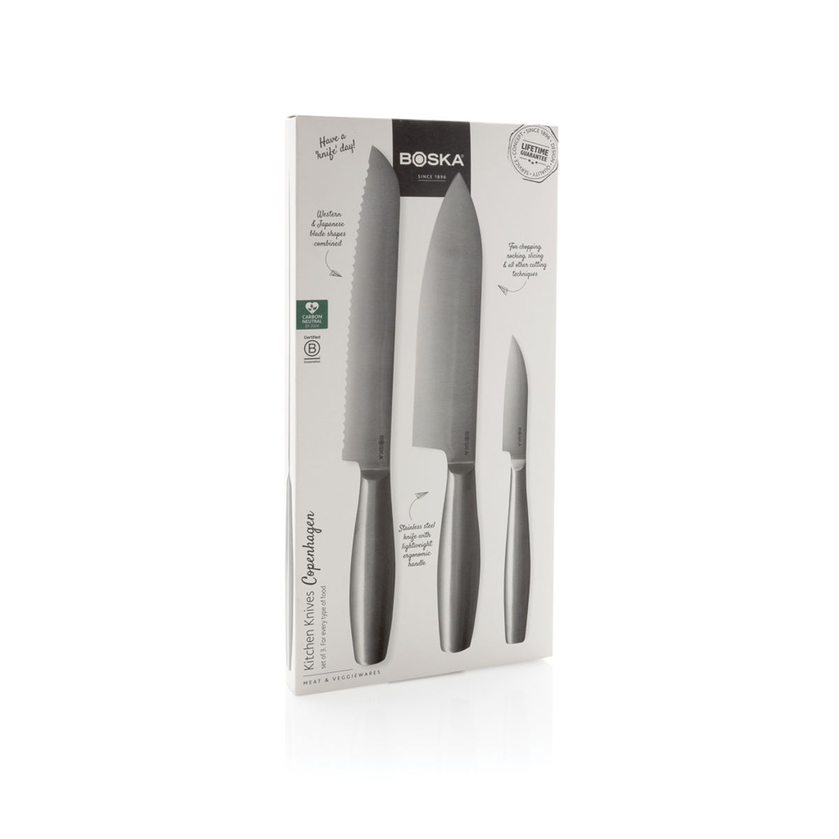 Boska Kitchen Knives Copenhagen, Set Of 3