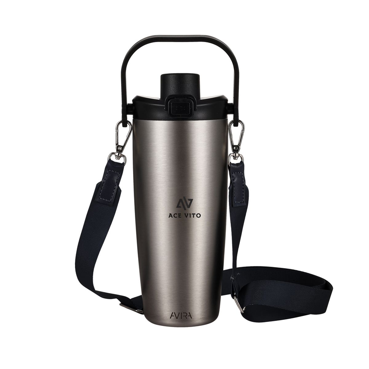 Avira Ayala Rcs Re-Steel Duosip Lockable Crossbody Tumbler