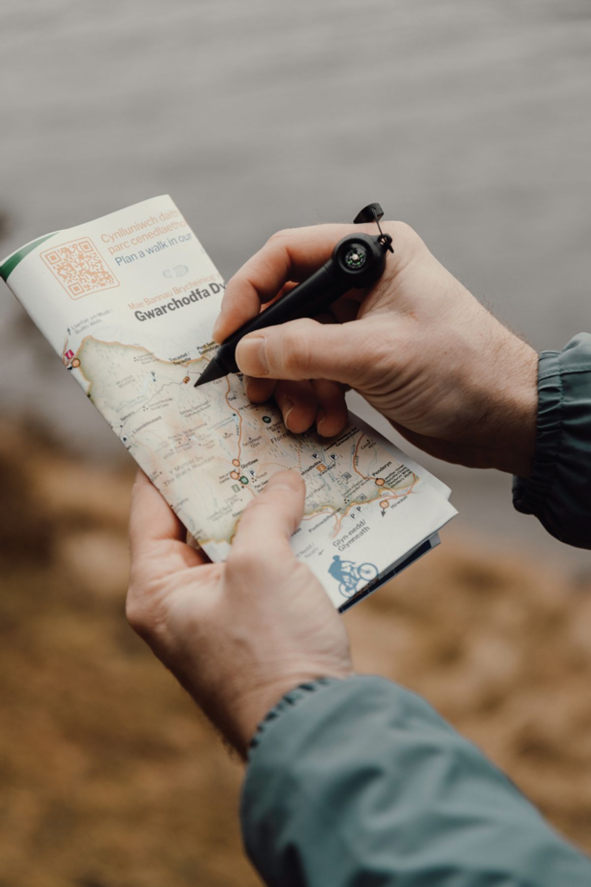 Nordic Drift Trail Rcs Portable Infinity Pocket Pen+Compass