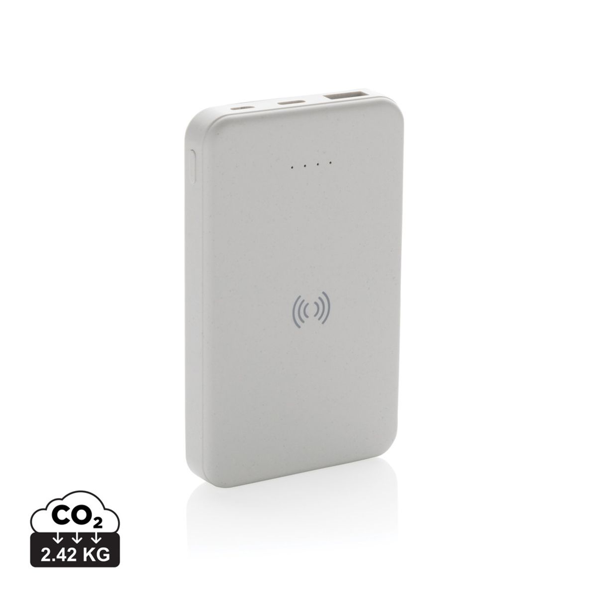 Rcs pārstrādāta plastmasa 5000 mAh 5 W bezvadu ārējais akumulators