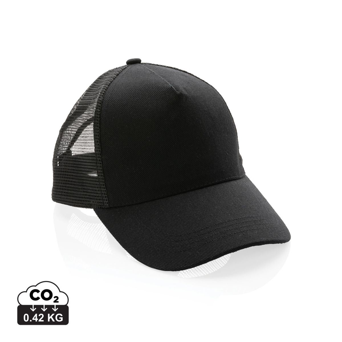 Impact Aware™ 5-daļu trucker cepure no matēta kokvilnas, 190 g