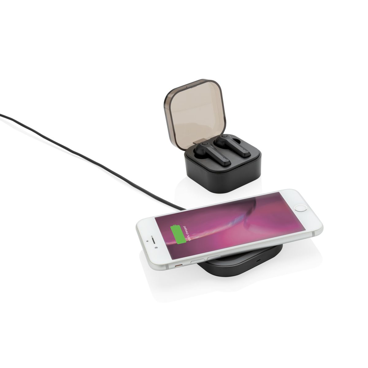 Tws Earbuds In Wireless Charging Case