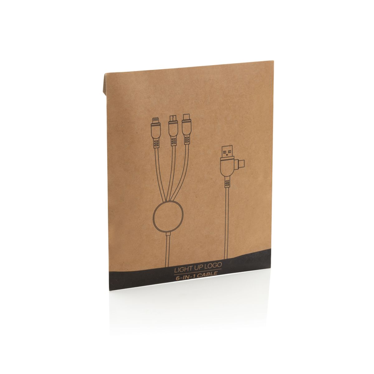 Light Up Logo 6-In-1 Cable