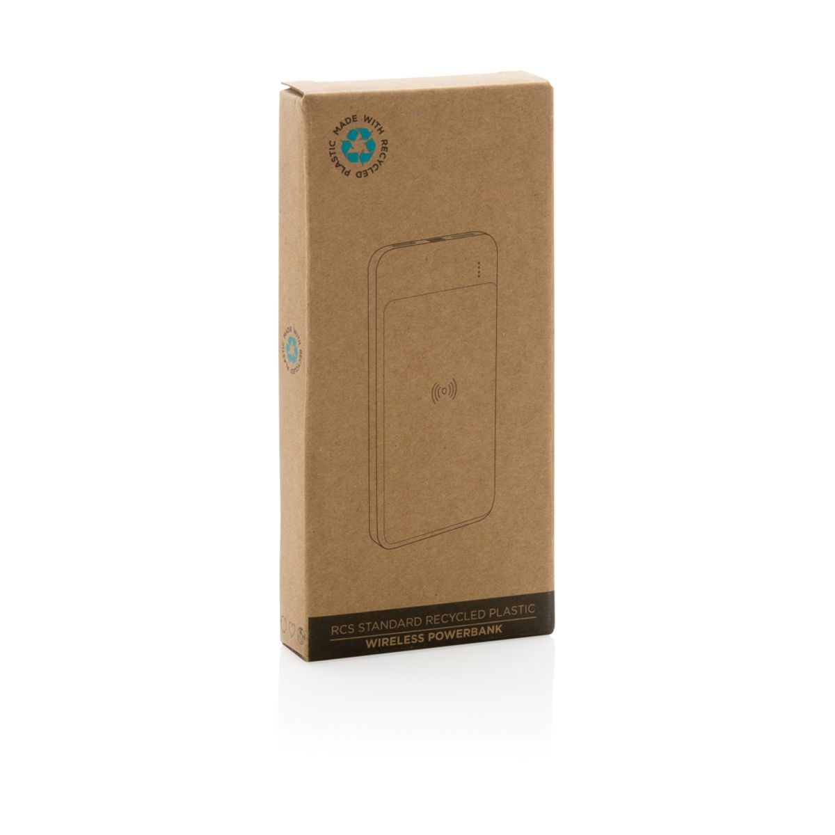 Rcs Standard Recycled Plastic Wireless Powerbank